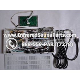 COMPLETE CONTROL POWER BOX WITH CONTROL PANEL - COMPLETE CONTROL POWER BOX SUNMATE INFRARED SAUNA STYLE 1 WITH ONE CONTROL PANEL 18