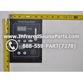 CIRCUIT BOARDS WITH  FACE PLATES - CIRCUIT BOARD WITH FACE PLATE FED INTERNATIONAL INFRARED SAUNA 03112006 MANUAL ON OFF SWITCH 2