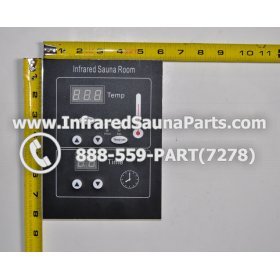 CIRCUIT BOARDS WITH  FACE PLATES - CIRCUIT BOARD WITH FACE PLATE DELUXE INFRARED SAUNA  MANUAL ON OFF SWITCH DUAL SIDE 2