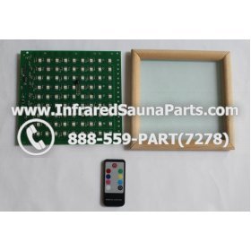 CHROMOTHERAPY - CHROMOTHERAPY LED LIGHTING WITH 7 COLOR 201210G3 WITH REMOTE AND FRAME 7