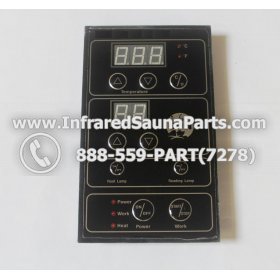 FACE PLATES - FACEPLATE FOR CIRCUIT BOARD INFRASUN 9 BUTTONS 1