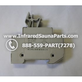 FUSE BLOCKS - FUSE BLOCK JINSHAN RT18-32 10X38 32A 690V~ 4
