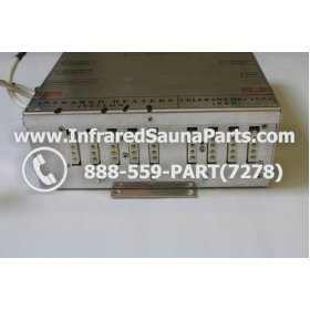 COMPLETE CONTROL POWER BOX WITH CONTROL PANEL - COMPLETE CONTROL POWER BOX INFINITY INFRARED SAUNA WITH TWO CONTROL PANEL 4