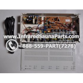 COMPLETE CONTROL POWER BOX 220V / 240V - COMPLETE CONTROL POWER BOX 220V / 240V WASAUNA INFRARED SAUNA STYLE 4 5