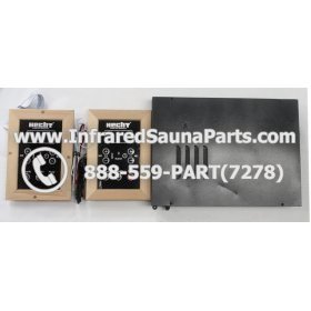 COMPLETE CONTROL POWER BOX WITH CONTROL PANEL - COMPLETE CONTROL POWER BOX HECHT INFRARED SAUNA WITH USB MP3 FM PLAYER TWO CONTROL PANEL 110V / 120V 4