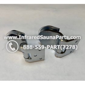 DOOR HINGES - Glass Door Hinge Style 13 Complete Set 1