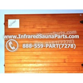 WOOD SAUNA WALLS - HEMLOCK WOOD SAUNA PANEL ( 71.2" x 38.3" ) 2