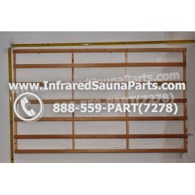 WOOD BACKRESTS - HEMLOCK WOOD BACKREST WITH 2 PANELS   ( 55" x 33" ) 3