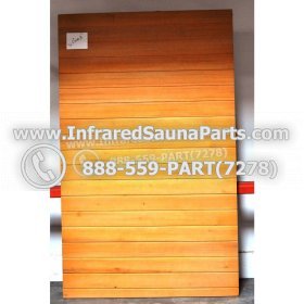 WOOD SAUNA WALLS - HEMLOCK WOOD SAUNA PANEL ( 72.5" x 44.8" ) L 1