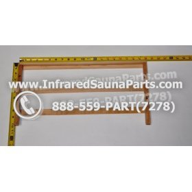 WOOD MAGAZINE HOLDERS - HEMLOCK WOOD MAGAZINE RACK ( 20" x 10.5" ) 2