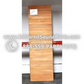 WOOD BENCHS + HEATERS - HEMLOCK WOOD BENCH ( 55.5" x 17" ) 2