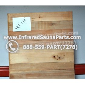 WOOD BENCHS + HEATERS - HEMLOCK WOOD BENCH ( 44.7" x 19.7" ) 3