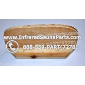 WOOD SHELVES + CUP HOLDERS - HEMLOCK WOOD CUP HOLDER STYLE 3 11