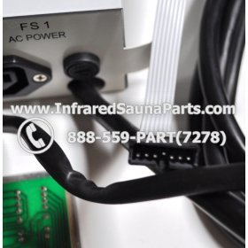 COMPLETE CONTROL POWER BOX WITH CONTROL PANEL - COMPLETE CONTROL POWER BOX KEYSBACKYARD INFRARED SAUNA STYLE 1 WITH TWO CONTROL PANELS 5