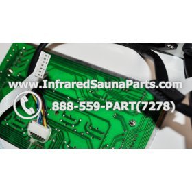 COMPLETE CONTROL POWER BOX WITH CONTROL PANEL - COMPLETE CONTROL POWER BOX KEYSBACKYARD INFRARED SAUNA STYLE 1 WITH TWO CONTROL PANELS 6