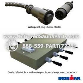 COMPLETE CONTROL POWER BOX 110V / 120V - COMPLETE CONTROL POWER BOX 110V / 120V IRONMAN INFRARED SAUNA 1