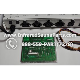 COMPLETE CONTROL POWER BOX WITH CONTROL PANEL - COMPLETE CONTROL POWER BOX IRONMAN INFRARED SAUNA STYLE 4 WITH ONE CONTROL PANEL 5