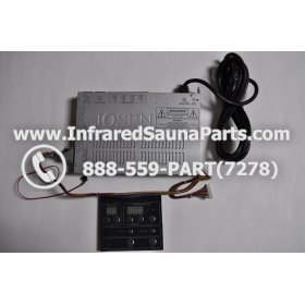 COMPLETE CONTROL POWER BOX WITH CONTROL PANEL - COMPLETE CONTROL POWER BOX JOSEN INFRARED SAUNA STYLE 3 WITH ONE CONTROL PANEL 1