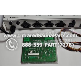 COMPLETE CONTROL POWER BOX WITH CONTROL PANEL - COMPLETE CONTROL POWER BOX WASAUNA INFRARED SAUNA STYLE 4 WITH ONE CONTROL PANEL 6