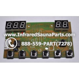 CIRCUIT BOARDS / TOUCH PADS - CIRCUIT BOARD  TOUCHPAD SAUNABOB INFRARED SAUNA C 15 9012 1