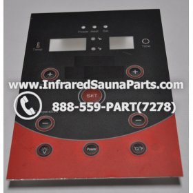FACE PLATES - FACEPLATE FOR CIRCUIT BOARD HOTWIND INFRARED SAUNA  06S084 3