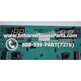 CIRCUIT BOARDS / TOUCH PADS - CIRCUIT BOARD  TOUCHPAD HOTWIND INFRARED SAUNA NYSN3DB F1.3 WITH WIRE 3