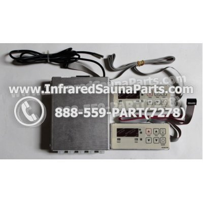 COMPLETE CONTROL POWER BOX WITH CONTROL PANEL - COMPLETE CONTROL POWER BOX O-SAUNA INFRARED SAUNA WITH TWO CONTROL PANEL 1