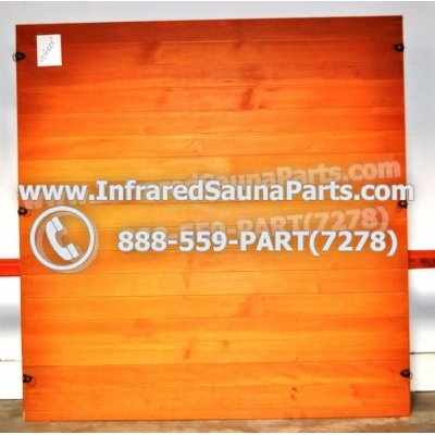 WOOD SAUNA WALLS - HEMLOCK WOOD SAUNA PANEL ( 69.5" x 67.5" ) 1